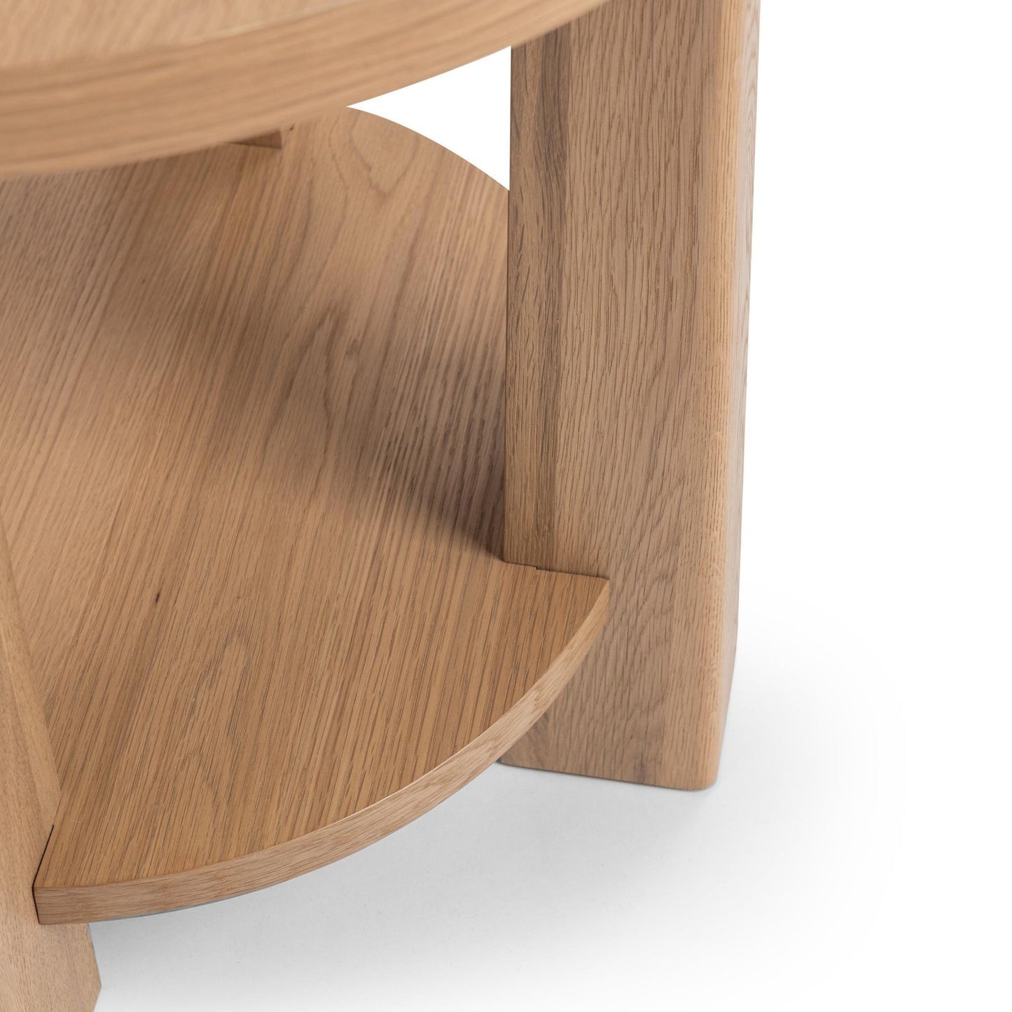 Amber Toast Oak Veneer Accent & End Table Kenzie End Table Collection