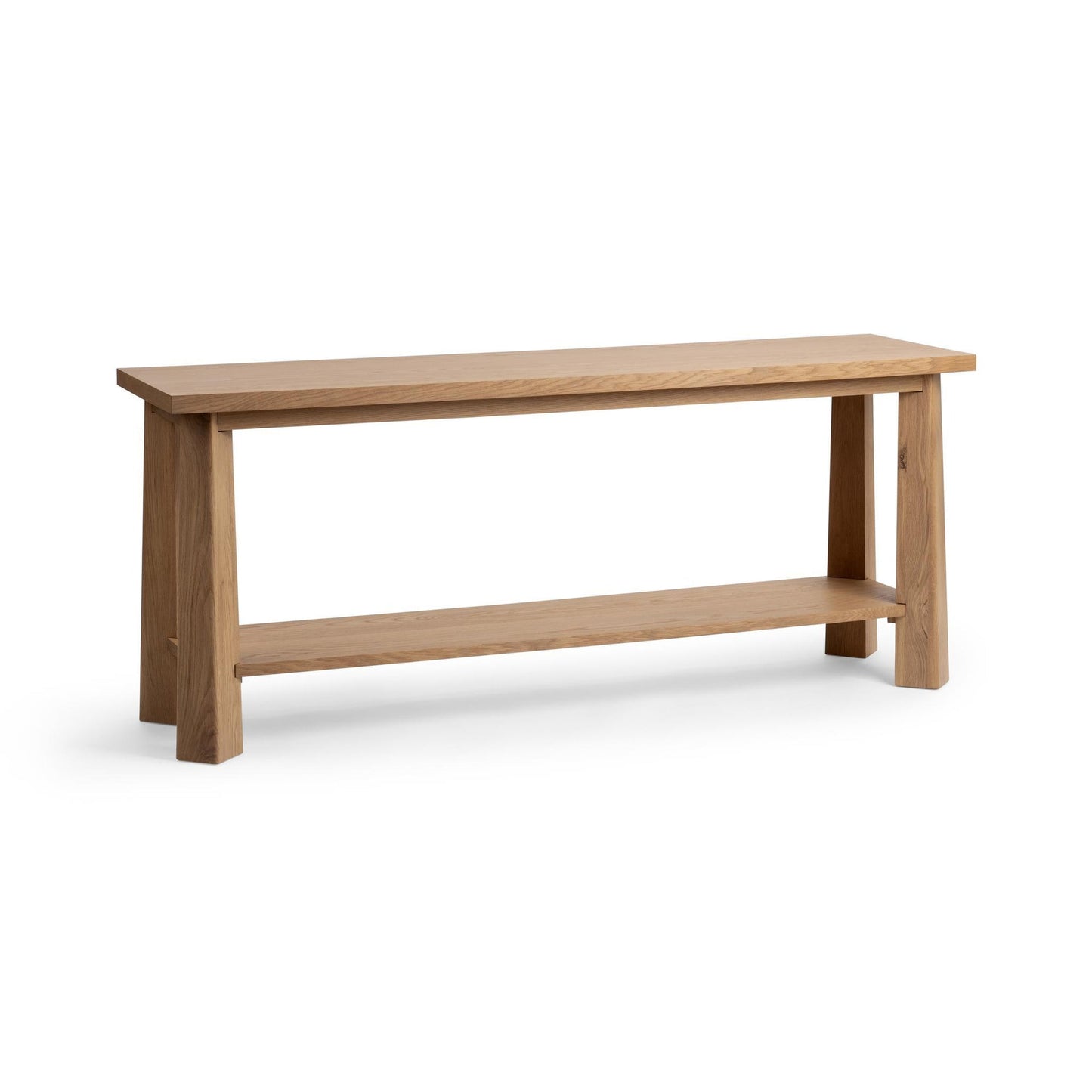 Amber Toast Oak Veneer Console Table Kenzie Console Table Collection