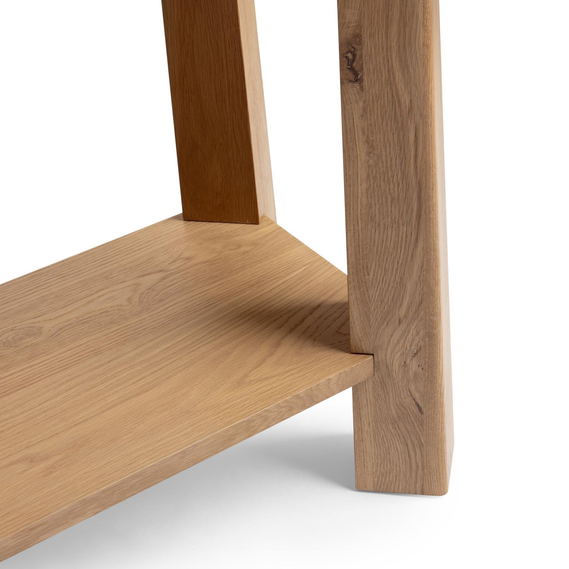 Amber Toast Oak Veneer Console Table Kenzie Console Table Collection