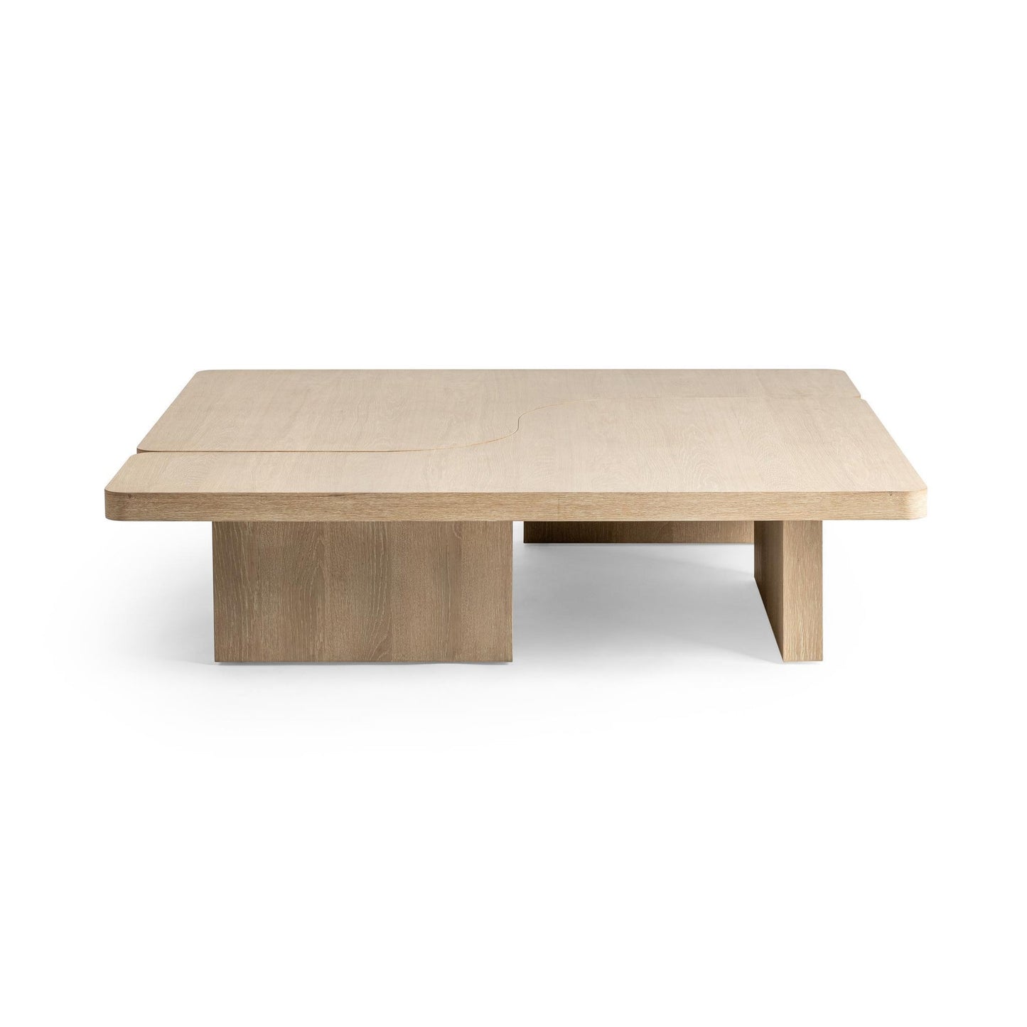Coastal Drift Oak Veneer Coffee Table Melina 2 Piece Coffee Table Collection