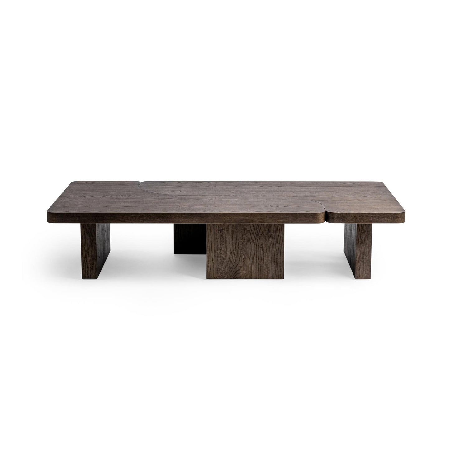 Havana Brown Oak Veneer Coffee Table Melina 2 Piece Coffee Table Collection