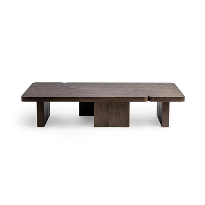 Havana Brown Oak Veneer Coffee Table Melina 2 Piece Coffee Table Collection