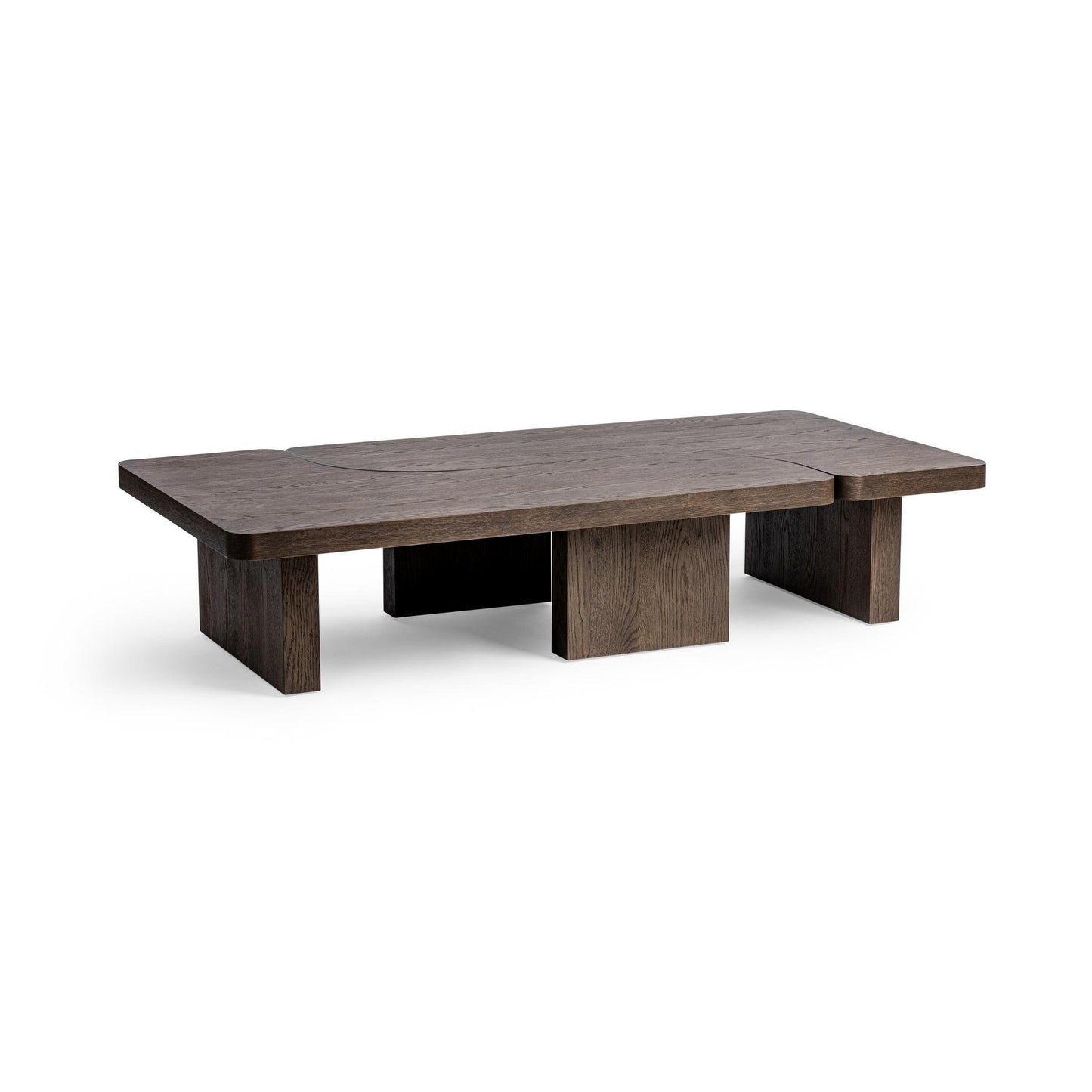 Havana Brown Oak Veneer Coffee Table Melina 2 Piece Coffee Table Collection
