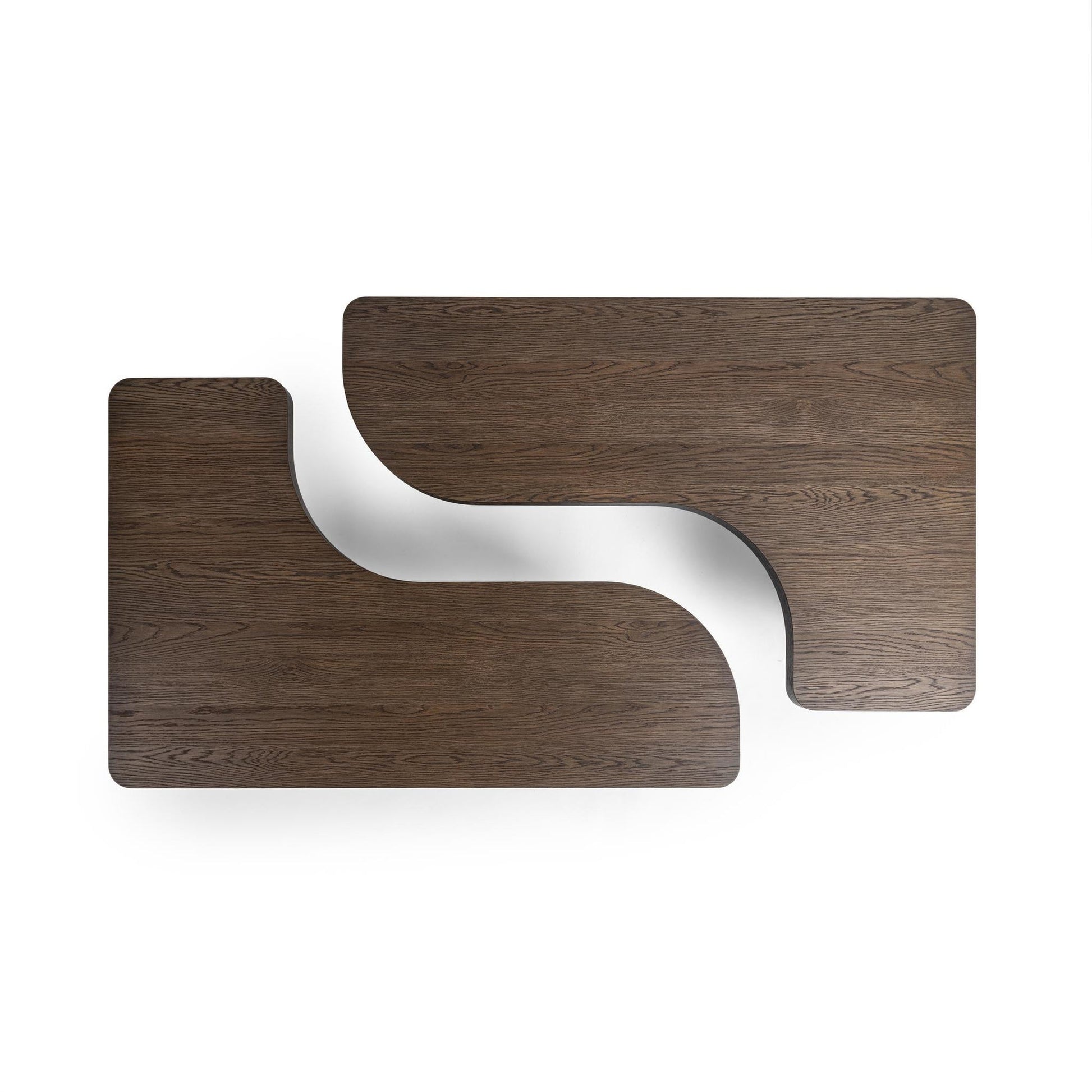 Havana Brown Oak Veneer Coffee Table Melina 2 Piece Coffee Table Collection