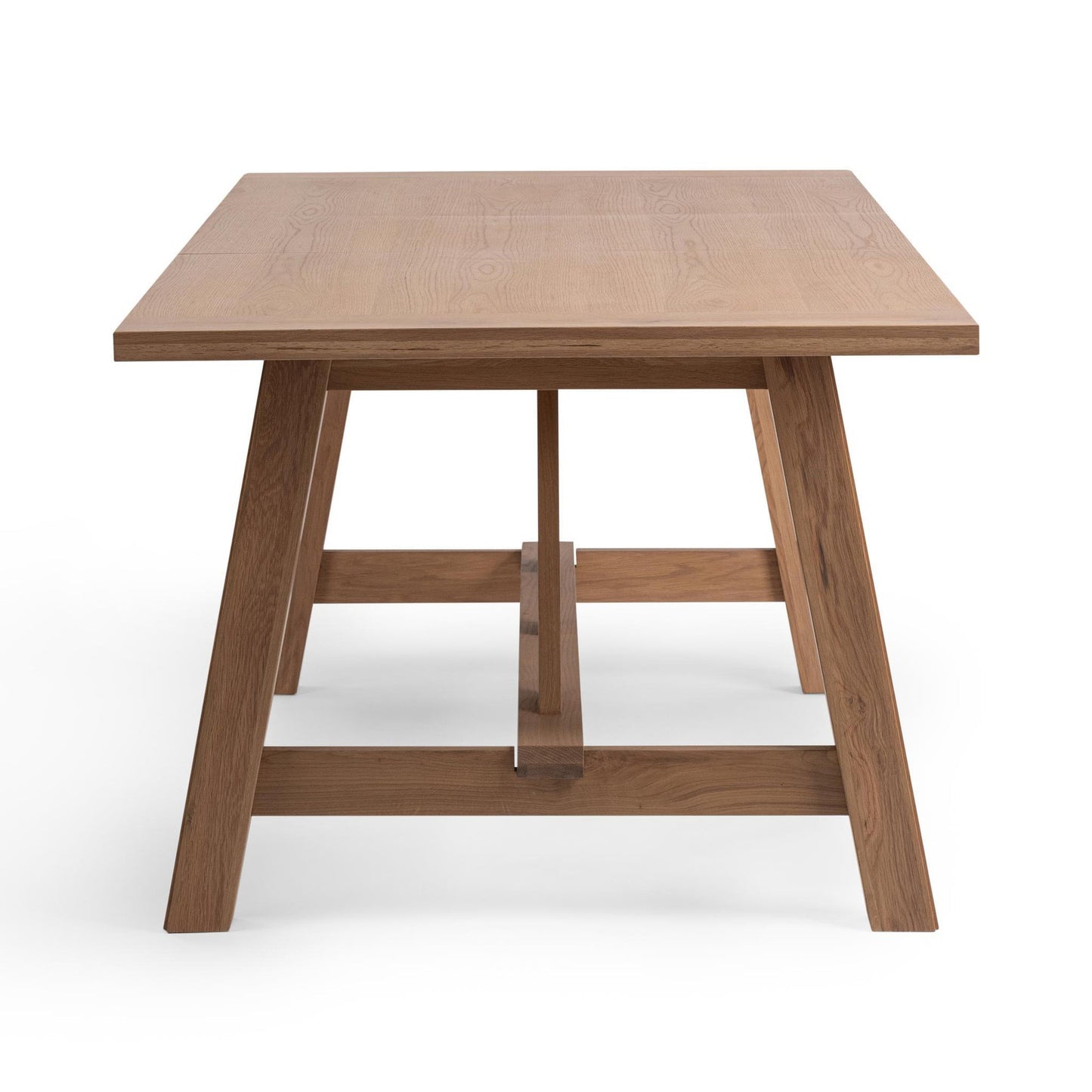 Amber Toast Oak Veneer Dining Table Marla Extendable Dining Table Collection