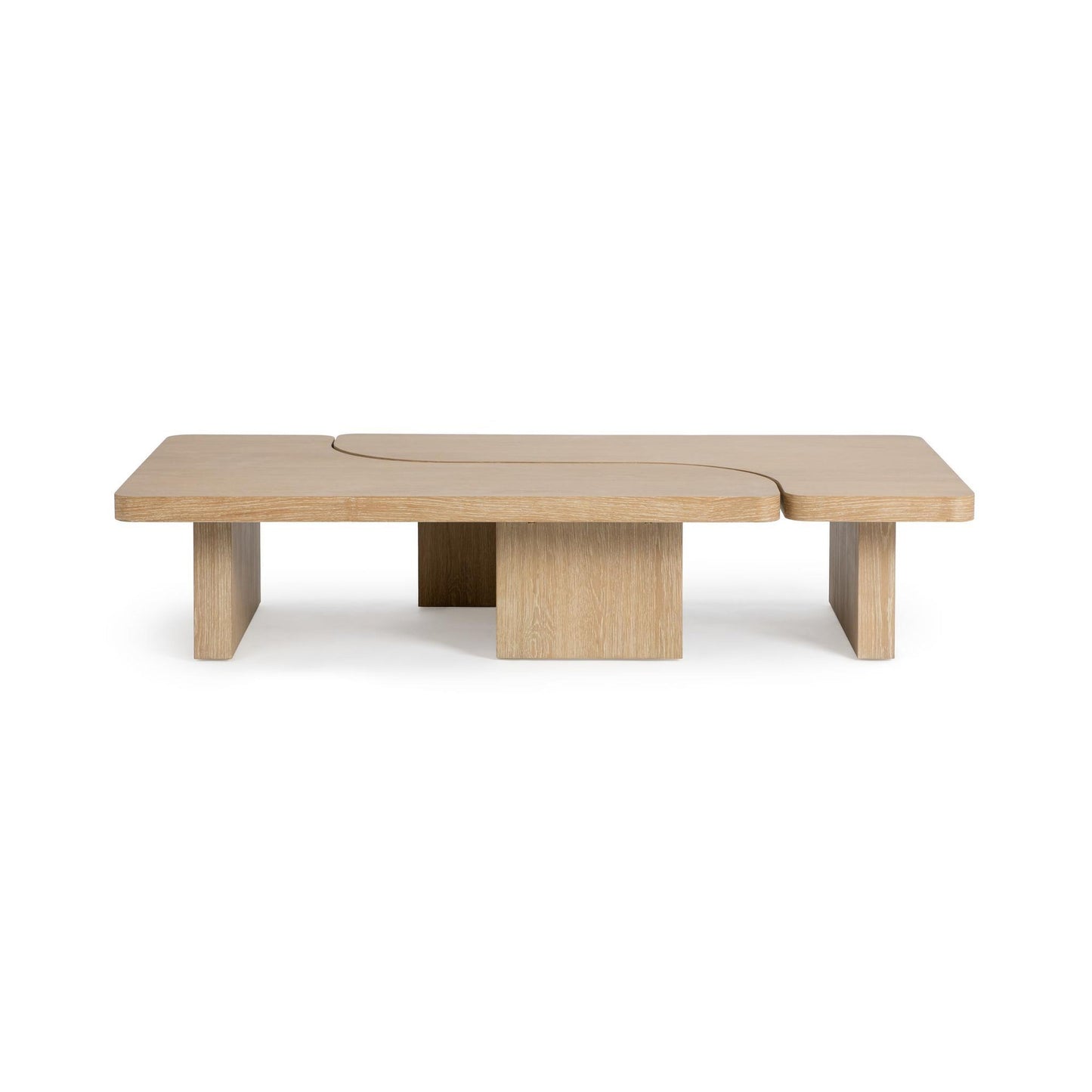 Coastal Drift Oak Veneer Coffee Table Melina 2 Piece Coffee Table Collection