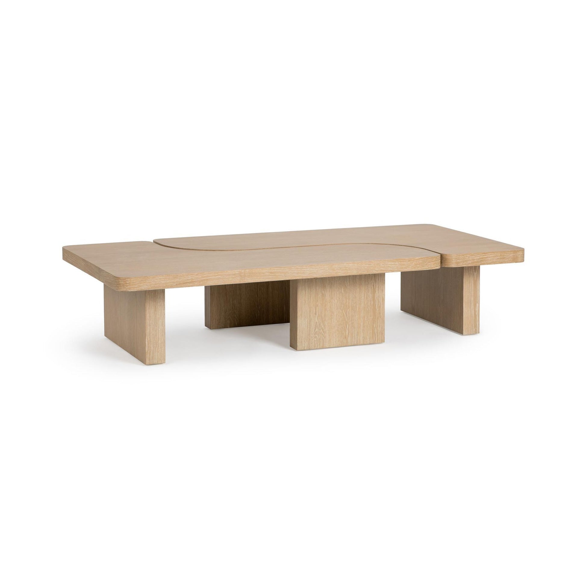 Coastal Drift Oak Veneer Coffee Table Melina 2 Piece Coffee Table Collection