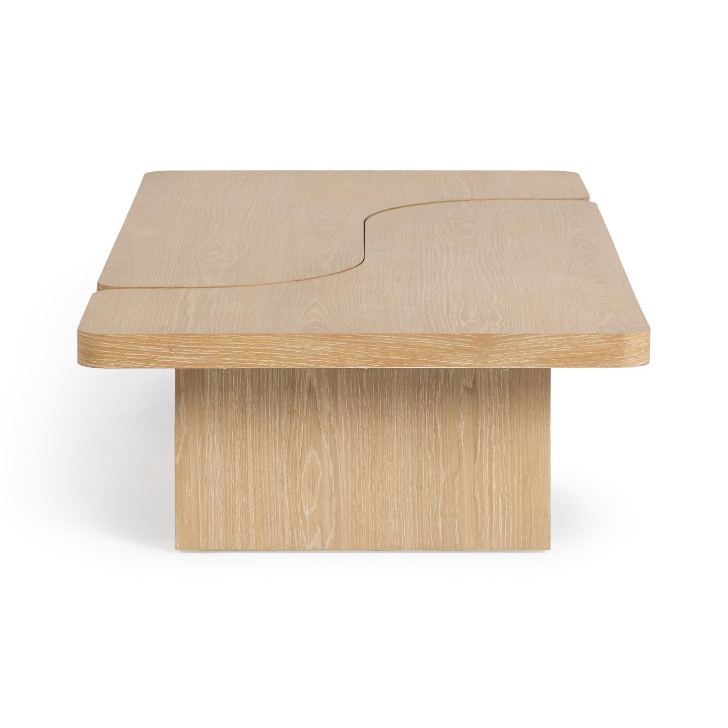 Coastal Drift Oak Veneer Coffee Table Melina 2 Piece Coffee Table Collection