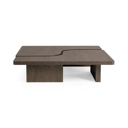 Havana Brown Oak Veneer Coffee Table Melina 2 Piece Coffee Table Collection