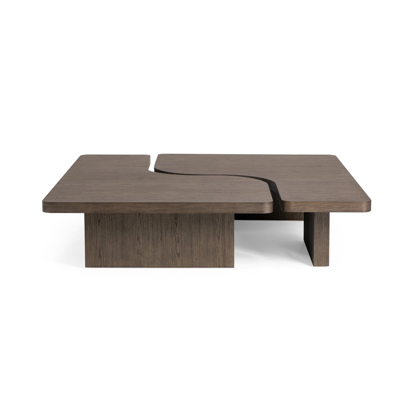 Havana Brown Oak Veneer Coffee Table Melina 2 Piece Coffee Table Collection