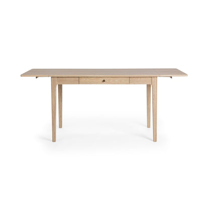 Coastal Drift Oak Veneer Desk Karl Extendable Desk Collection