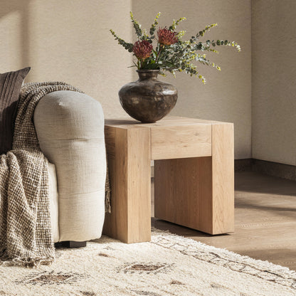 Coastal Haven Reclaimed Oak Accent & End Table Bristol End Table Collection