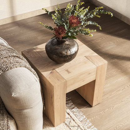 Coastal Haven Reclaimed Oak Accent & End Table Bristol End Table Collection