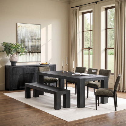 Onyx Haze Reclaimed Oak Dining Table Bristol Dining Table Collection