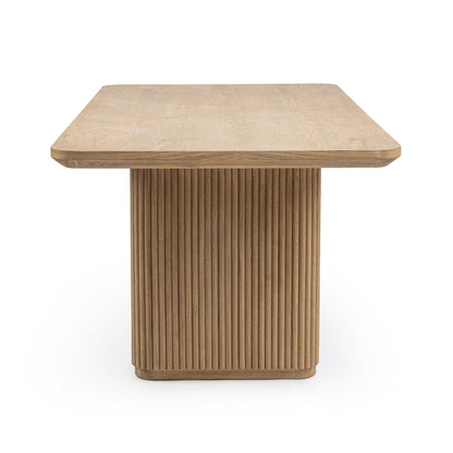 Oak Veneer Dining Table Vander 84" Dining Table Collection