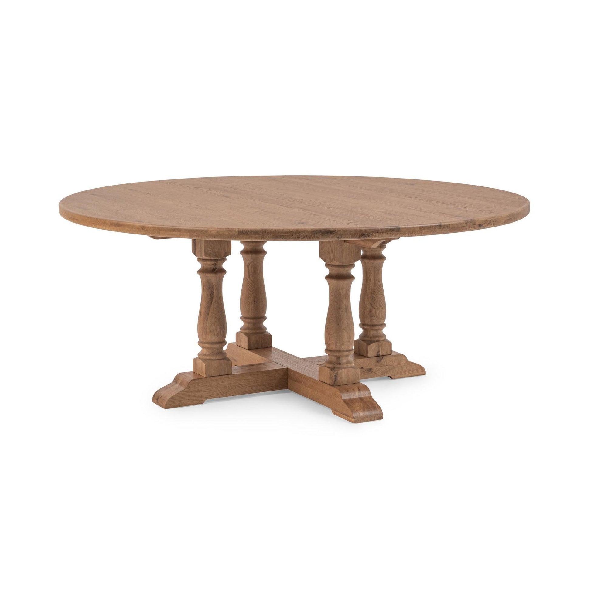 Hampton Sand Oak Wood Dining Table Marina 72" Dining Table Collection