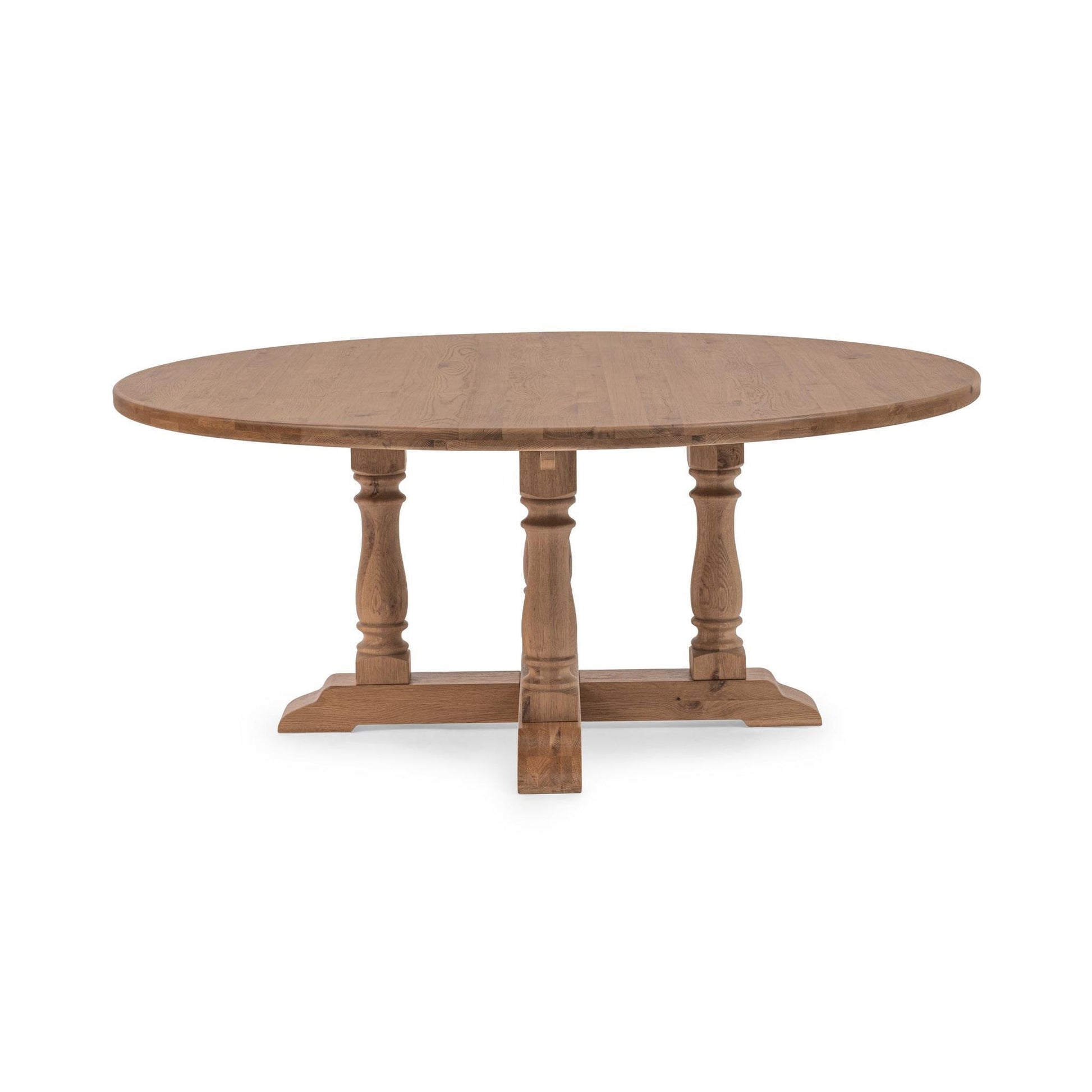Hampton Sand Oak Wood Dining Table Marina 72" Dining Table Collection