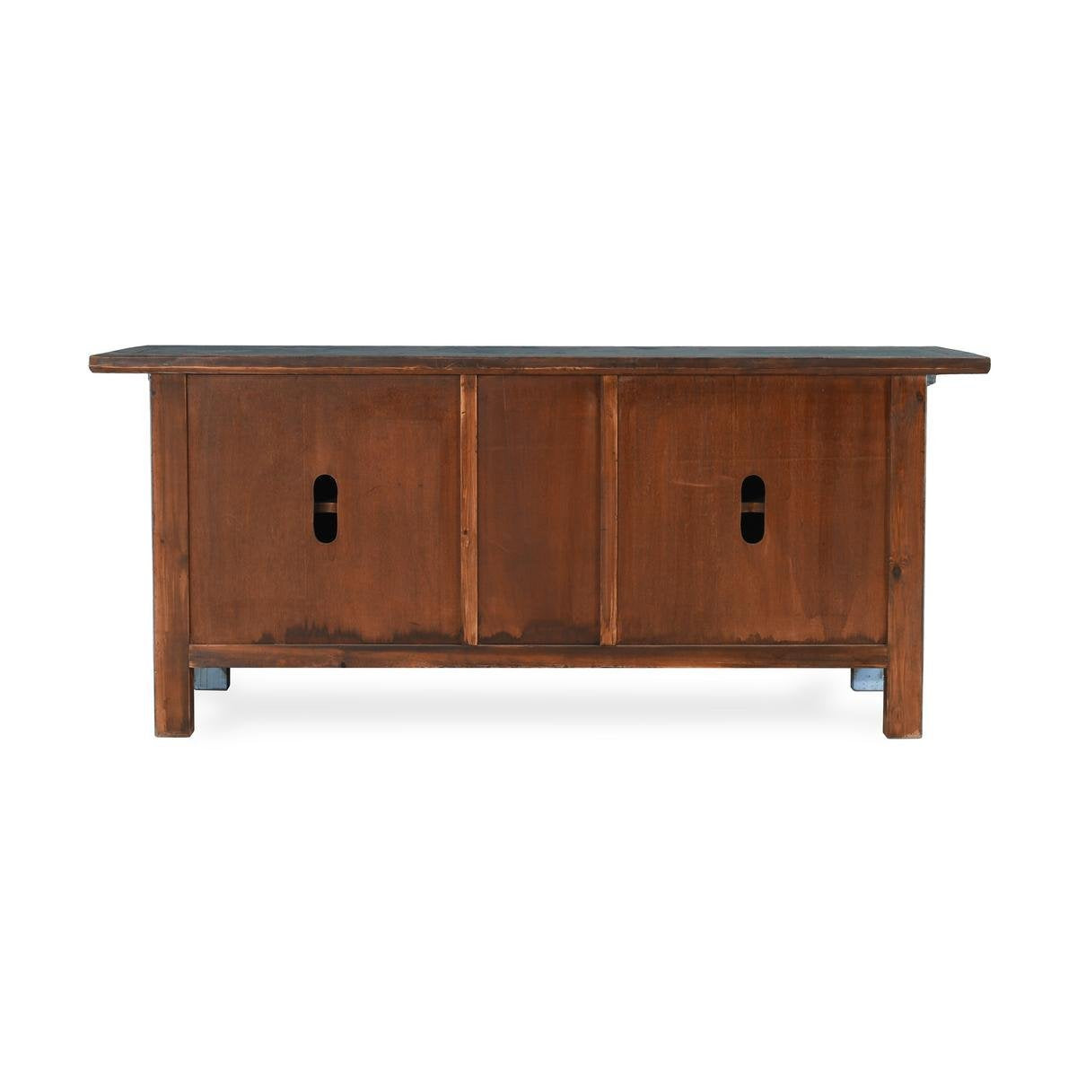 Blue Reclaimed Pine Buffets & Cabinet Crafton Three-Drawer Four-Door Cabinet Collection