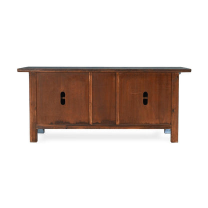 Blue Reclaimed Pine Buffets & Cabinet Crafton Three-Drawer Four-Door Cabinet Collection