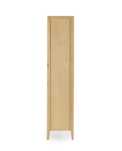 Natural Oak Veneer Display Cabinet Beechgrove Display Cabinet Collection