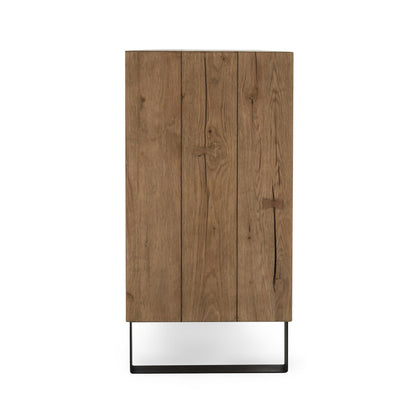 Cafe Brown Reclaimed Oak Buffets & Cabinet Danica Four-Door Buffet Collection