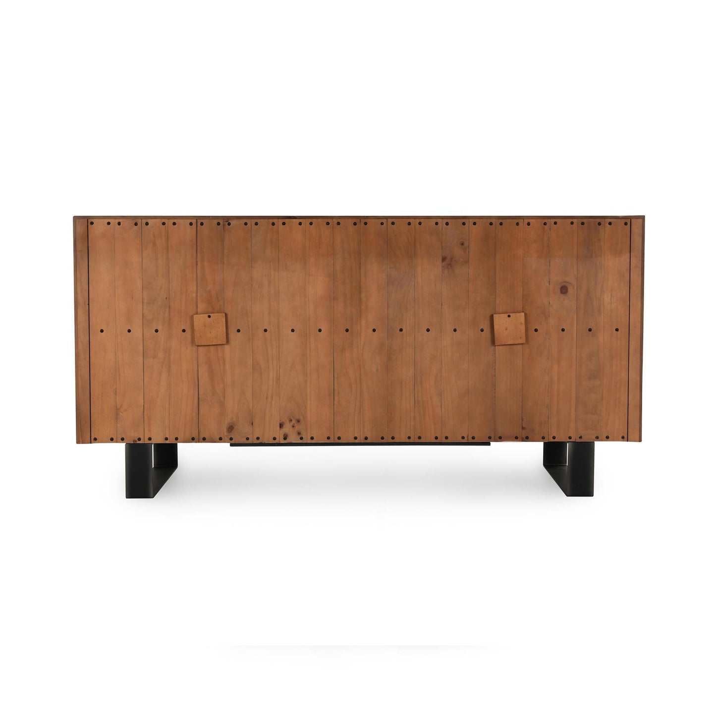 Cafe Brown Reclaimed Oak Buffets & Cabinet Danica Four-Door Buffet Collection