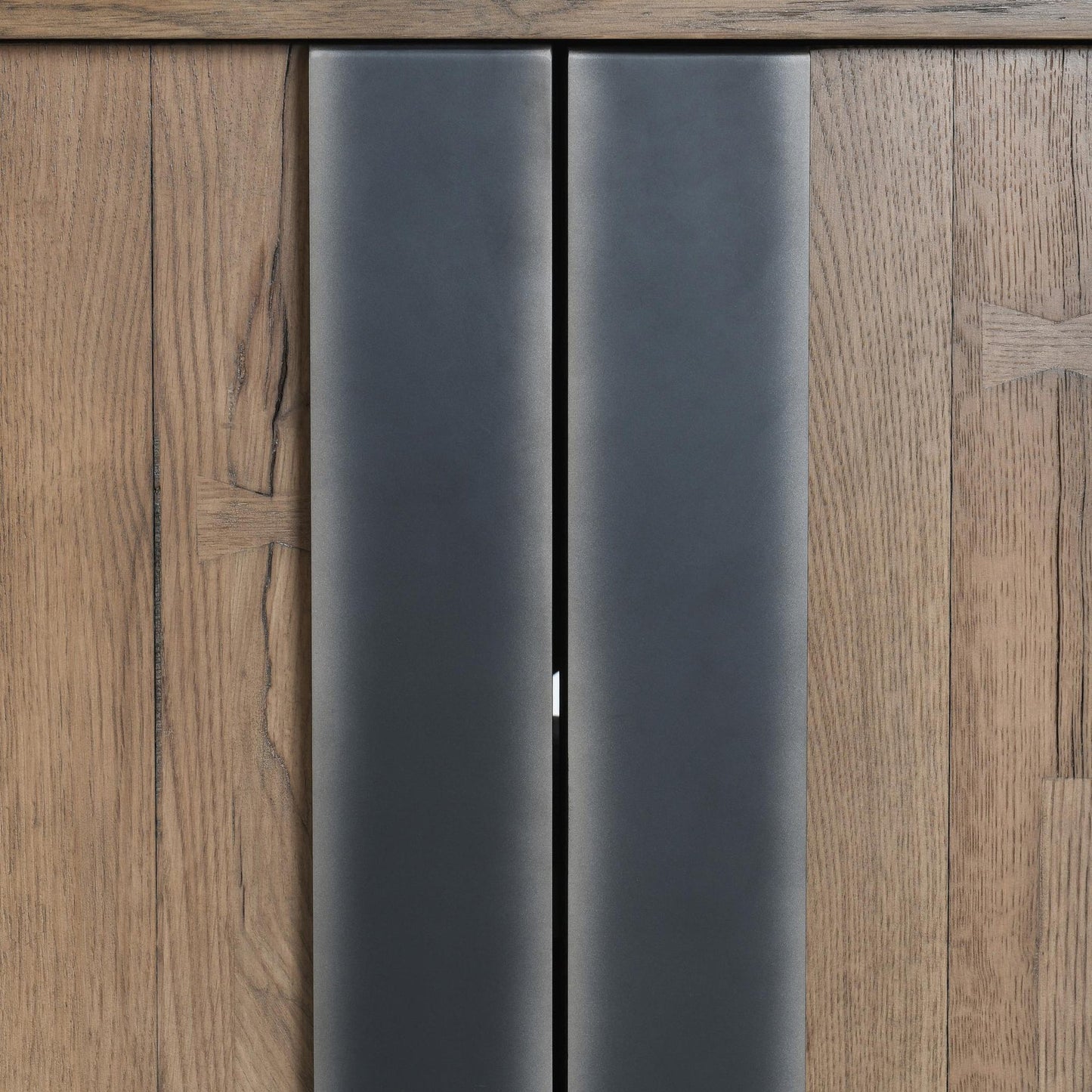 Cafe Brown Reclaimed Oak Buffets & Cabinet Danica Four-Door Buffet Collection