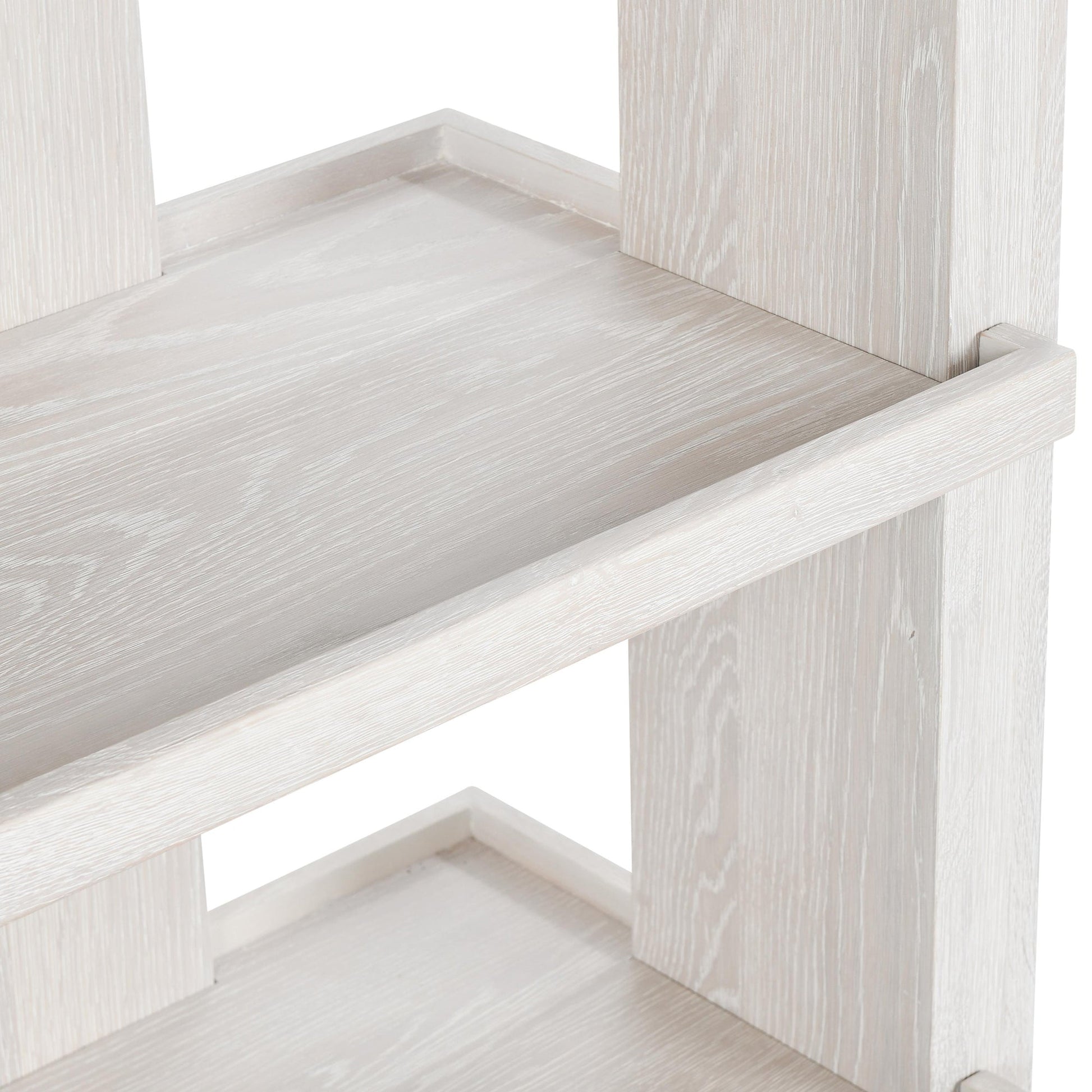 Milk White Oak Veneer Bookcase Doku Bookcase Collection