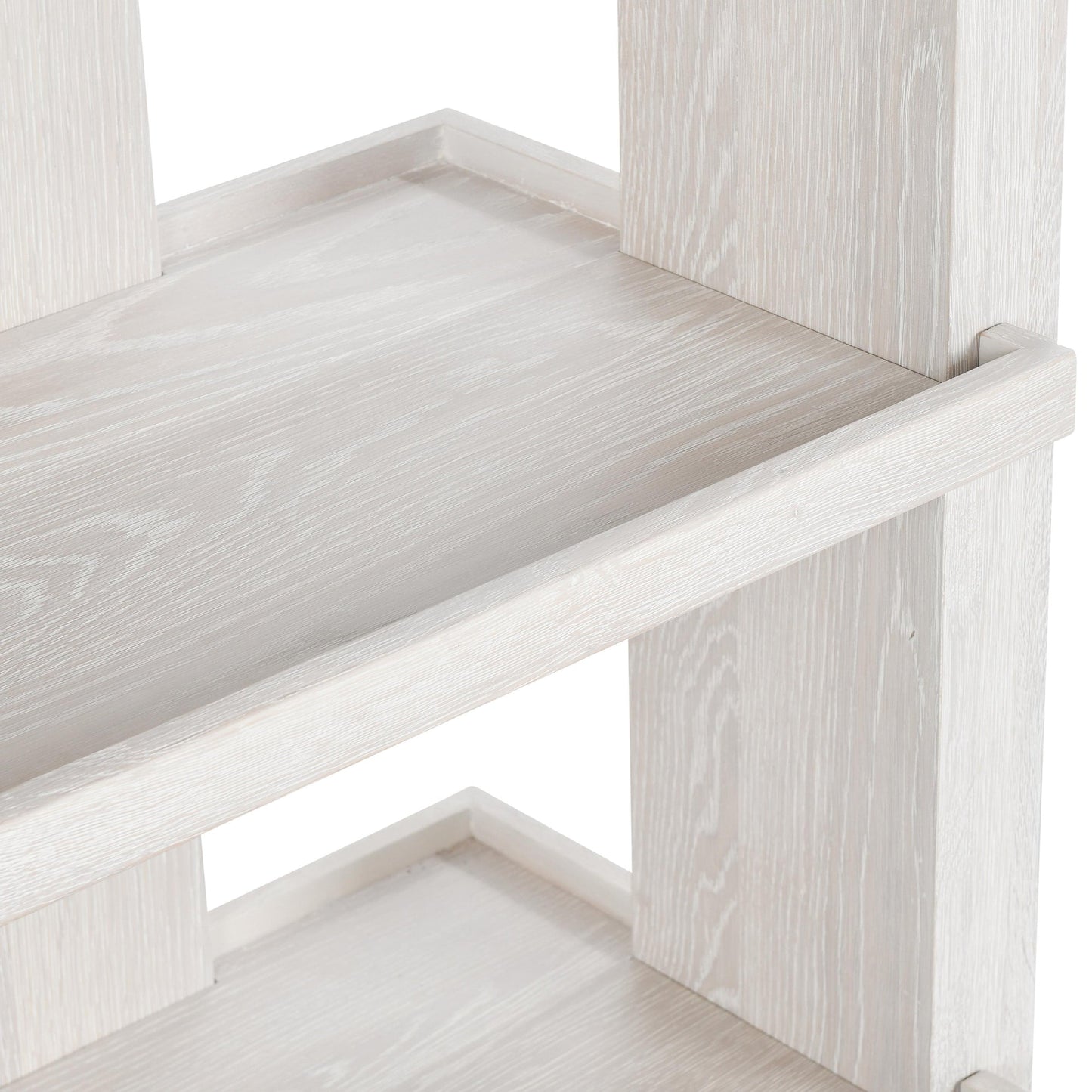 Milk White Oak Veneer Bookcase Doku Bookcase Collection