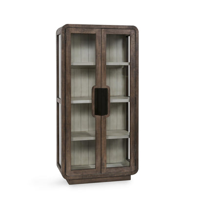 Brown Reclaimed Pine Display Cabinet Ollie Display Cabinet Collection