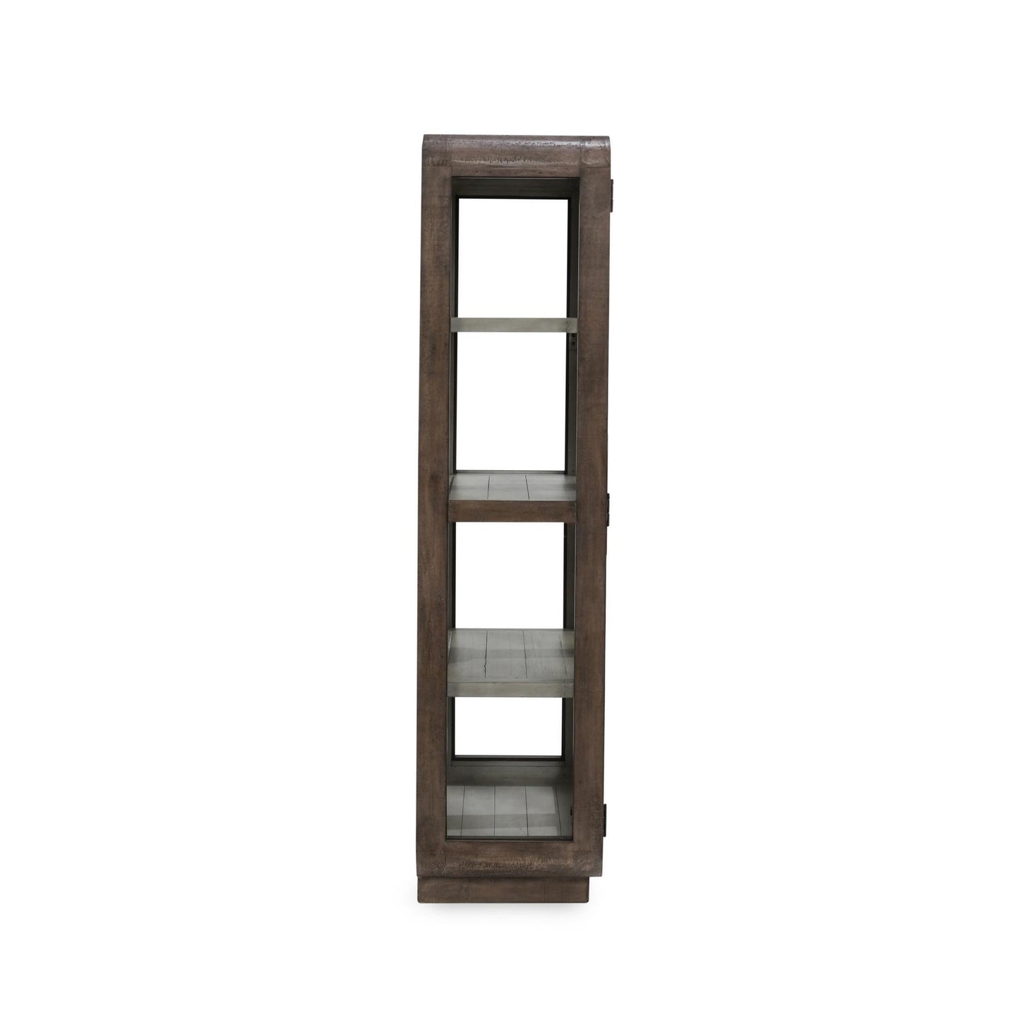 Brown Reclaimed Pine Display Cabinet Ollie Display Cabinet Collection