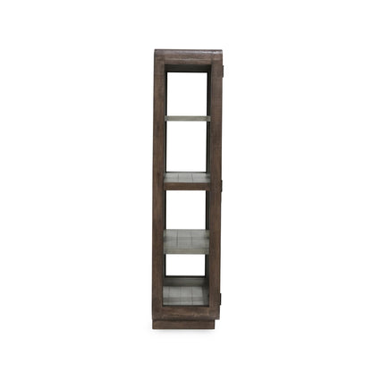 Ollie Display Cabinet Brown
