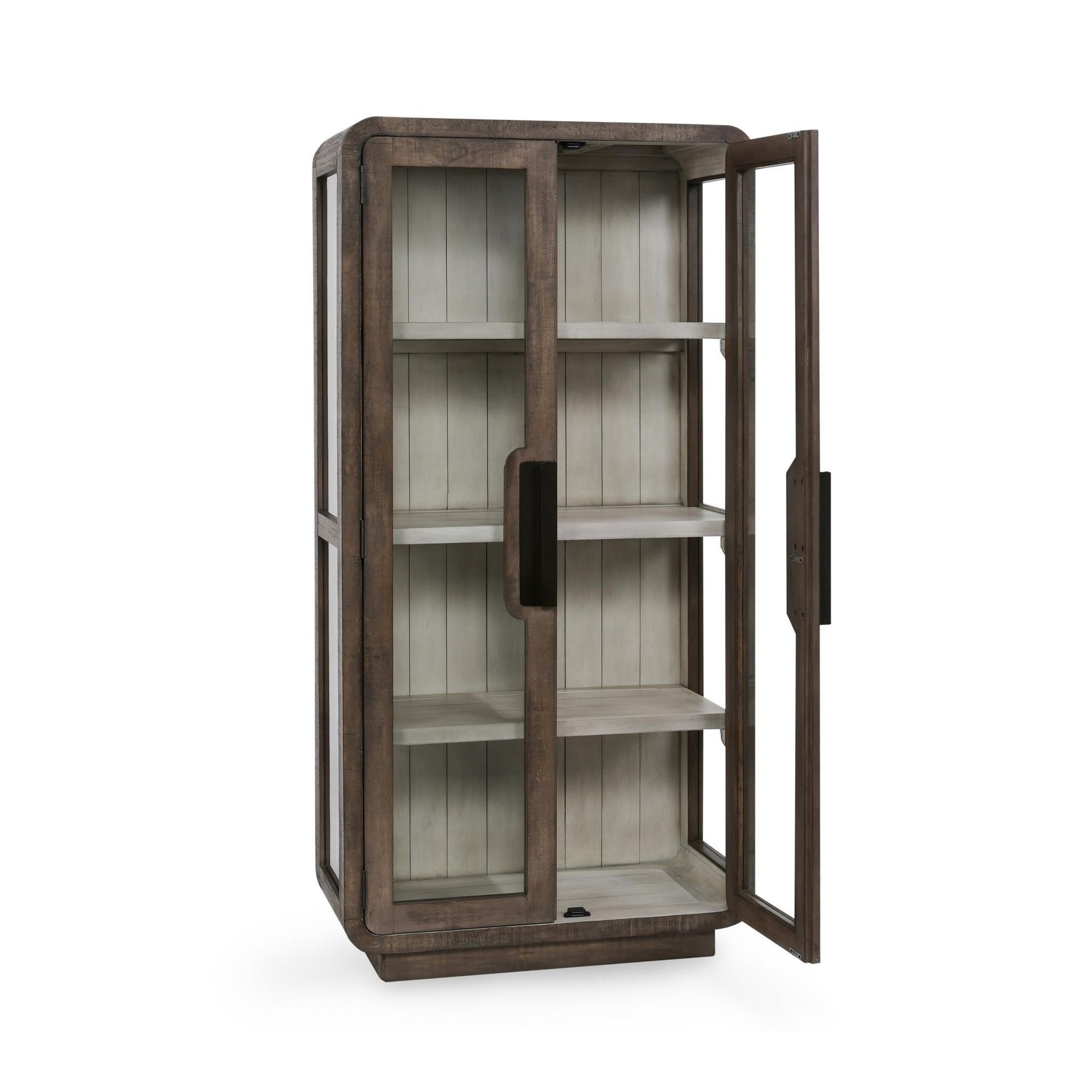 Ollie Display Cabinet Brown