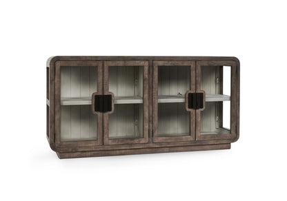 Brown Reclaimed Pine Buffets & Cabinet Ollie Four-Door Buffet Collection