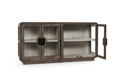 Brown Reclaimed Pine Buffets & Cabinet Ollie Four-Door Buffet Collection