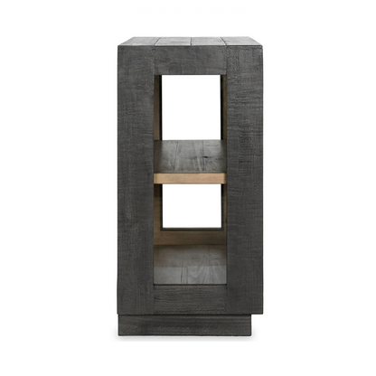 Carbon Black Reclaimed Pine Buffets & Cabinet Larson Two-Door Cabinet Collection