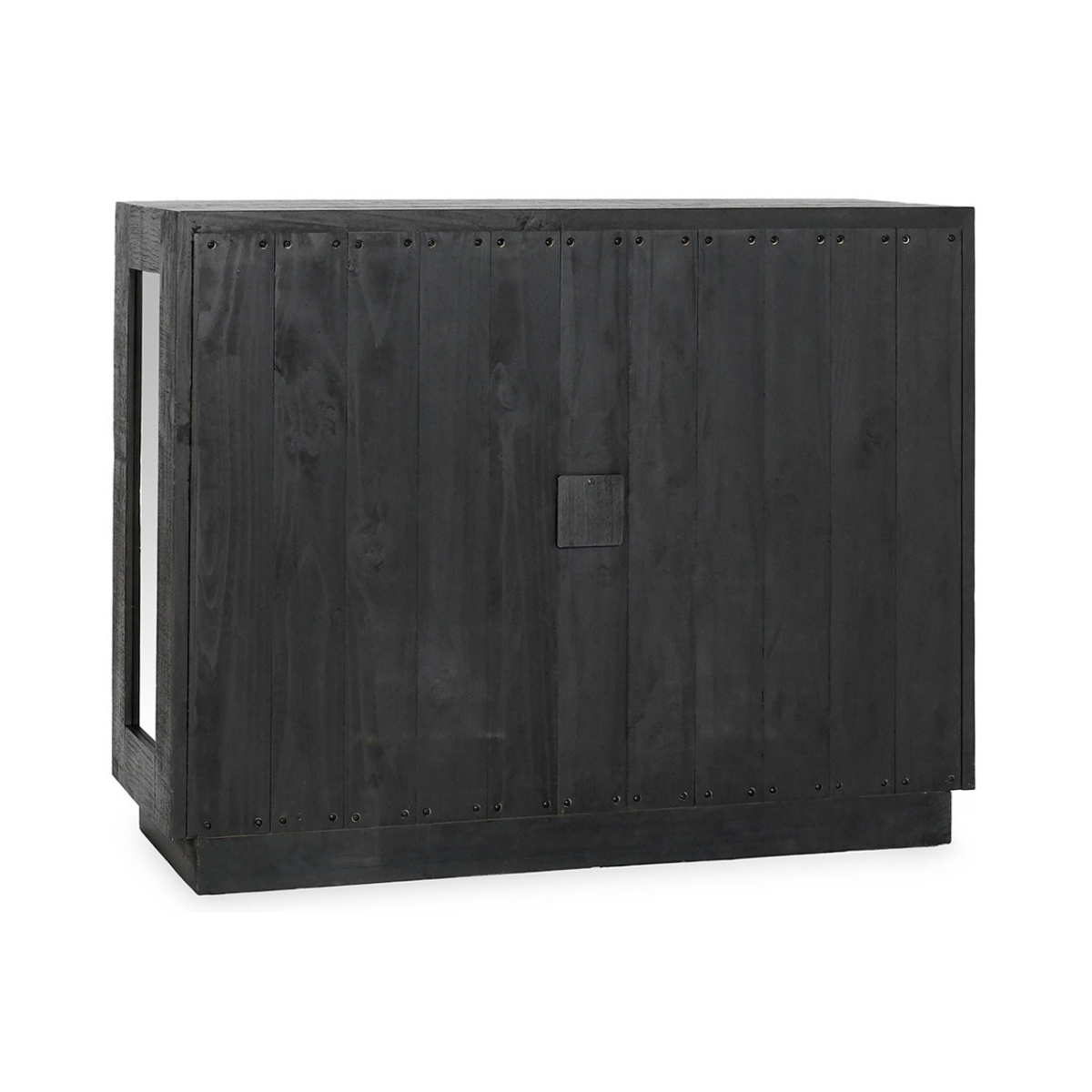 Carbon Black Reclaimed Pine Buffets & Cabinet Larson Two-Door Cabinet Collection