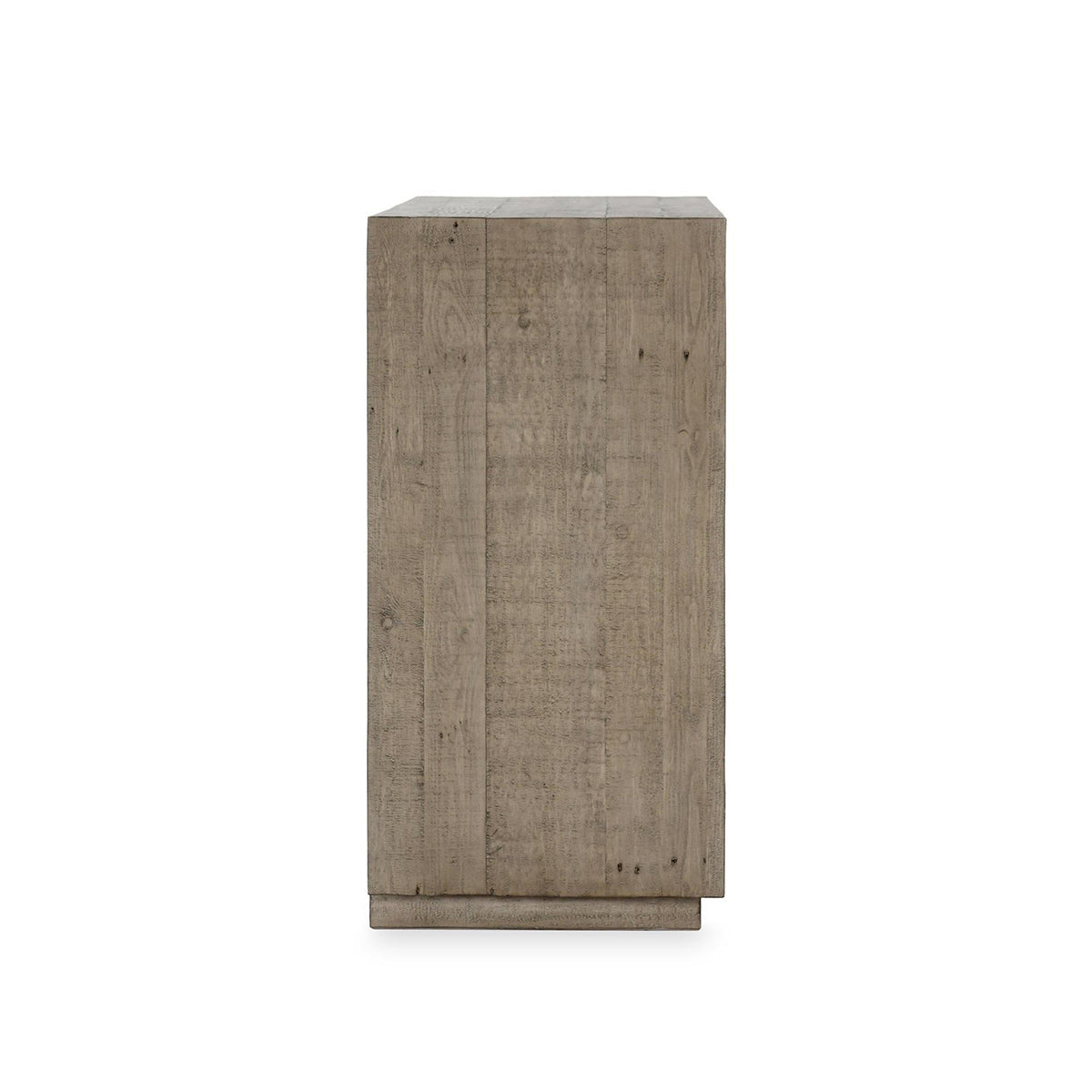 Distressed Gray/Antique White Reclaimed Pine Buffets & Cabinet Denver Two-Door Cabinet Distressed Collection