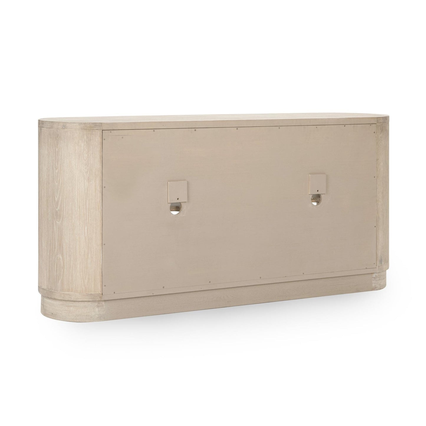 Cream Washed Oak Veneer Buffets & Cabinet Vander Four-Door Buffet Collection
