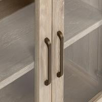 Cream Washed Oak Veneer Buffets & Cabinet Vander Four-Door Buffet Collection