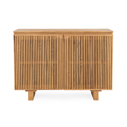 Natural Oak Oak Veneer Buffets & Cabinet Roya Two-Door Cabinet Collection