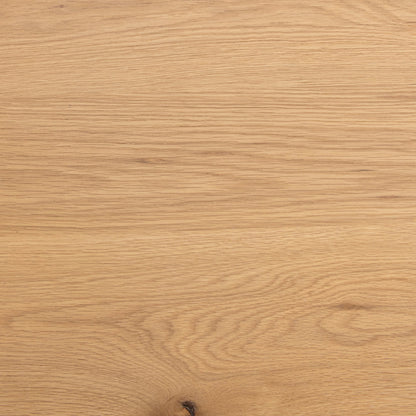Oak Natural Oak Veneer Buffets & Cabinet Roya Four-Door Cabinet Collection