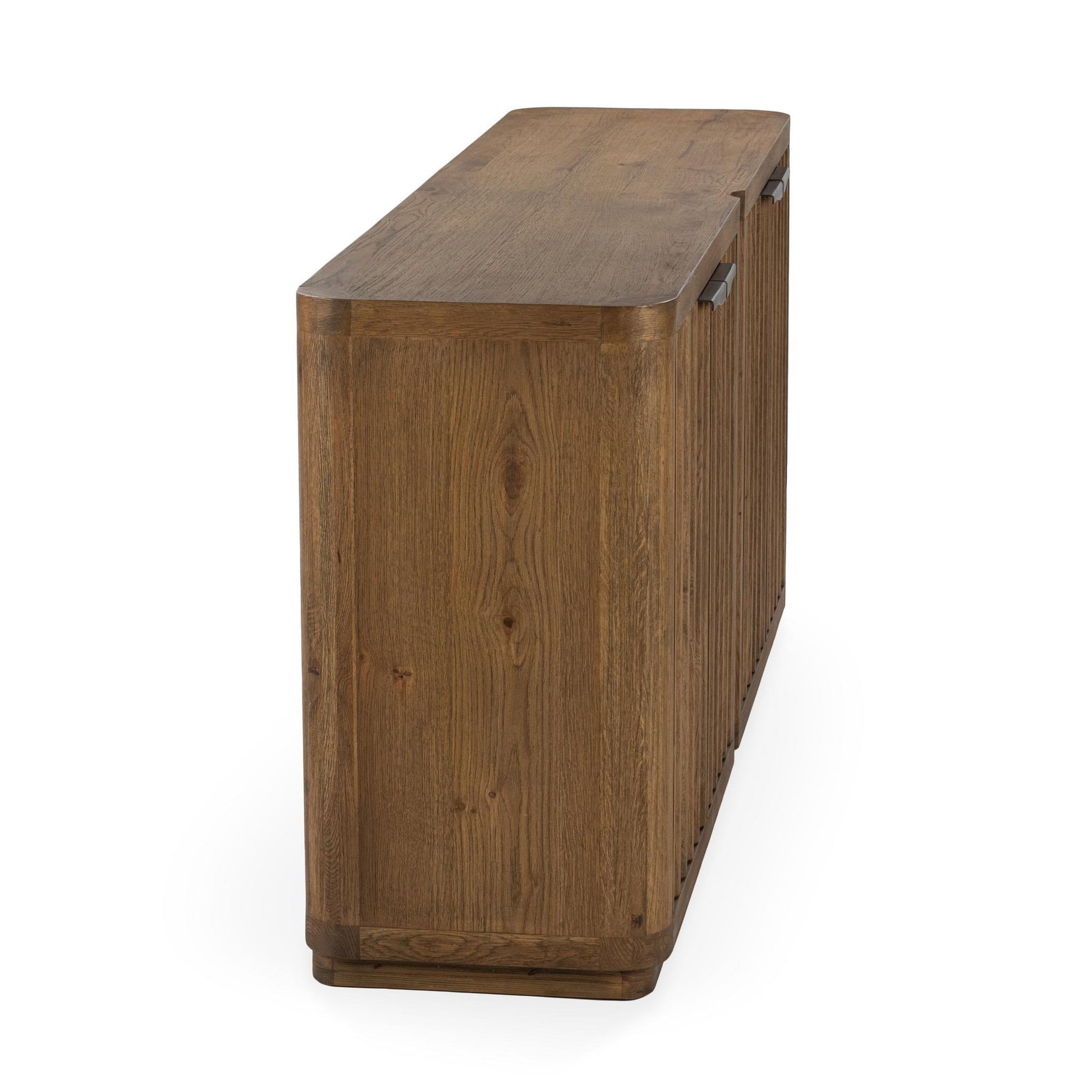Tan Oak Oak Veneer Buffets & Cabinet Labelle Four-Door Buffet Collection