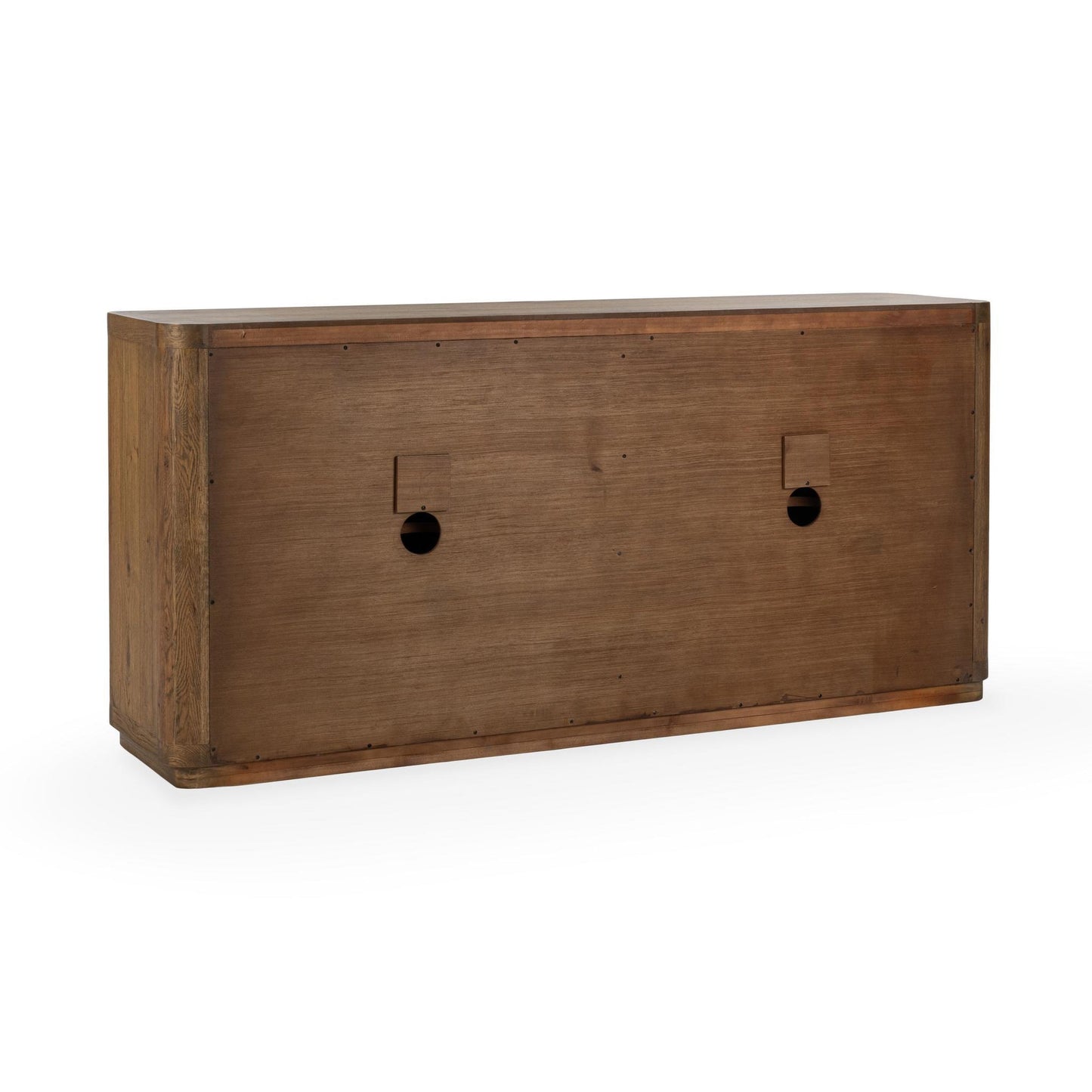 Tan Oak Oak Veneer Buffets & Cabinet Labelle Four-Door Buffet Collection