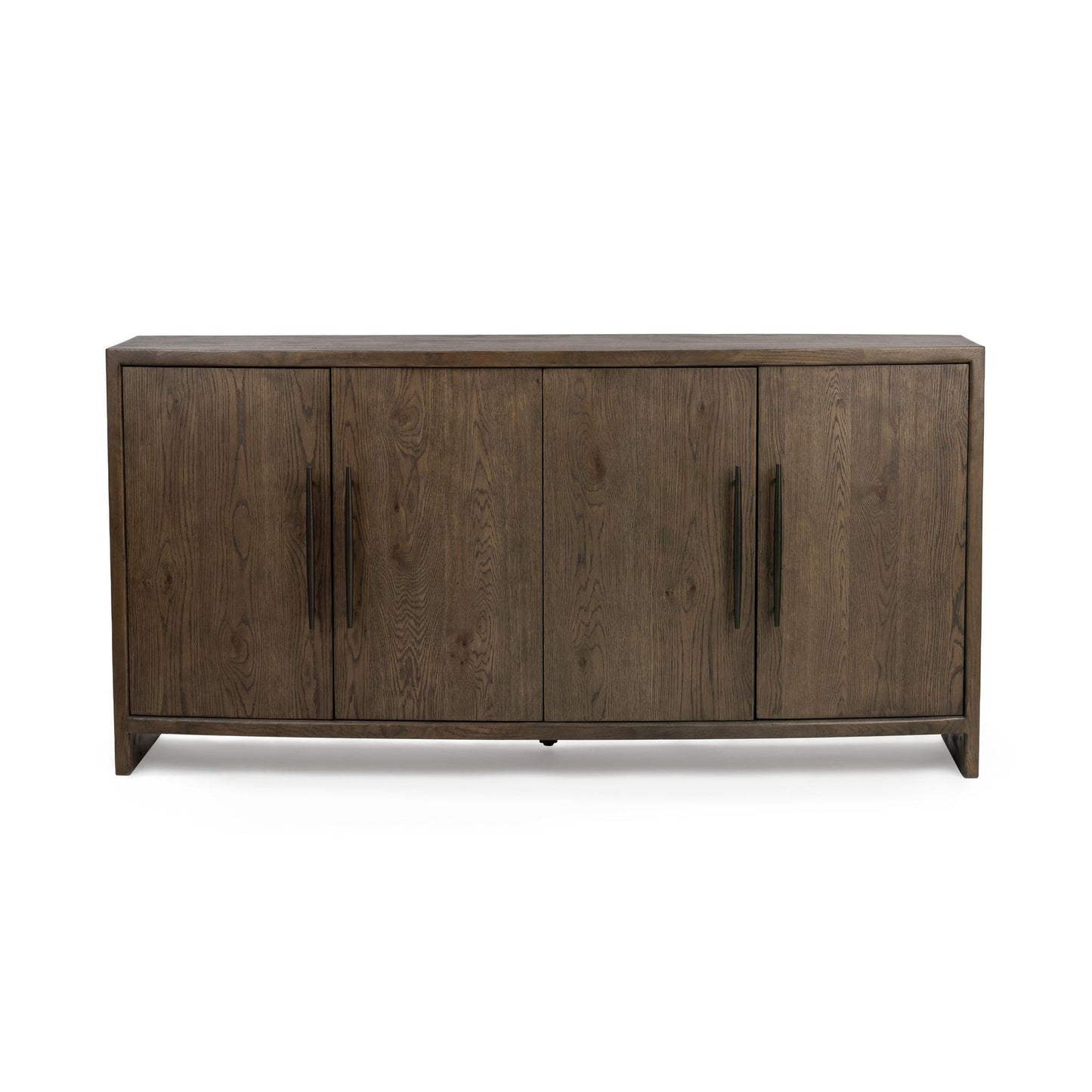 Soft Cocoa Oak Veneer Buffets & Cabinet Estelle Four-Door Buffet Collection