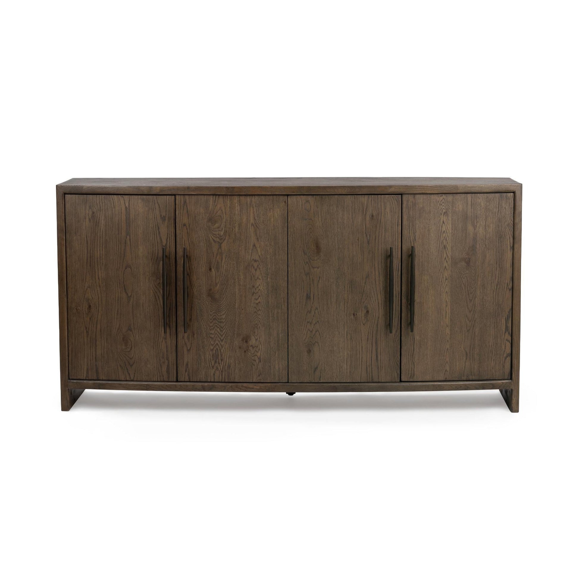 Soft Cocoa Oak Veneer Buffets & Cabinet Estelle Four-Door Buffet Collection