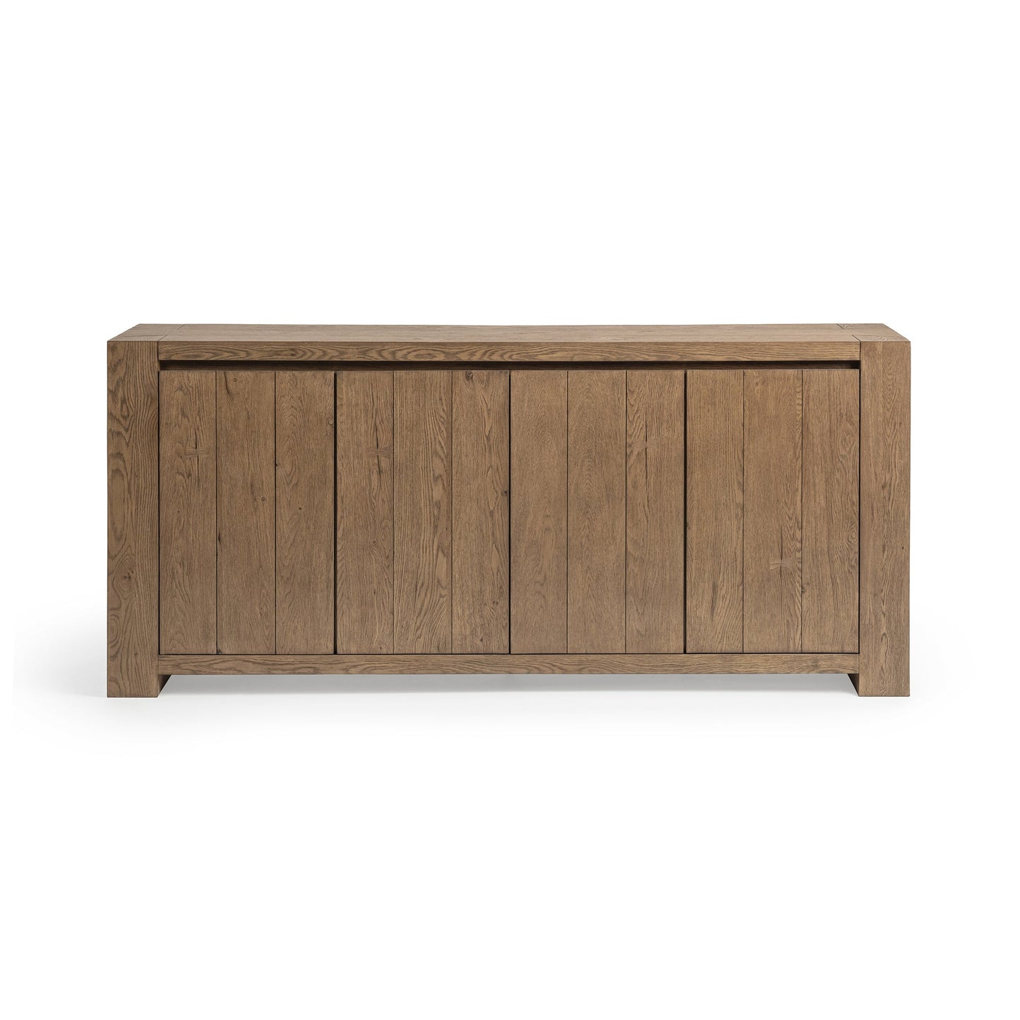 Cafe Brown Reclaimed Oak Buffets & Cabinet Bristol Four-Door Cabinet Collection