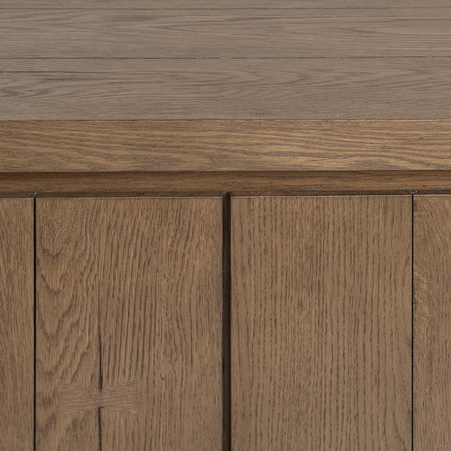 Cafe Brown Reclaimed Oak Buffets & Cabinet Bristol Four-Door Cabinet Collection