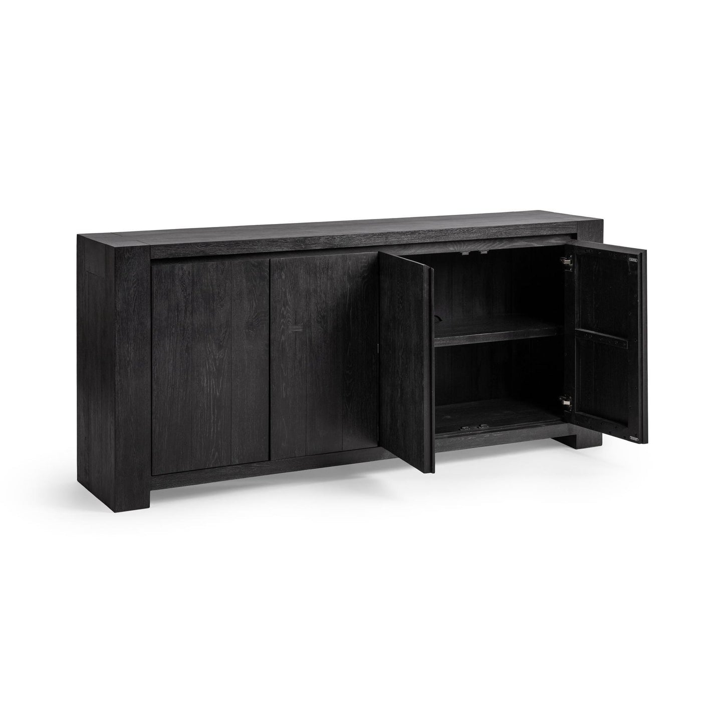 Onyx Haze Reclaimed Oak Buffets & Cabinet Bristol Four-Door Cabinet Collection