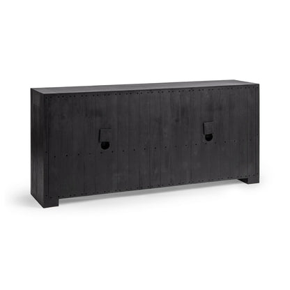 Onyx Haze Reclaimed Oak Buffets & Cabinet Bristol Four-Door Cabinet Collection